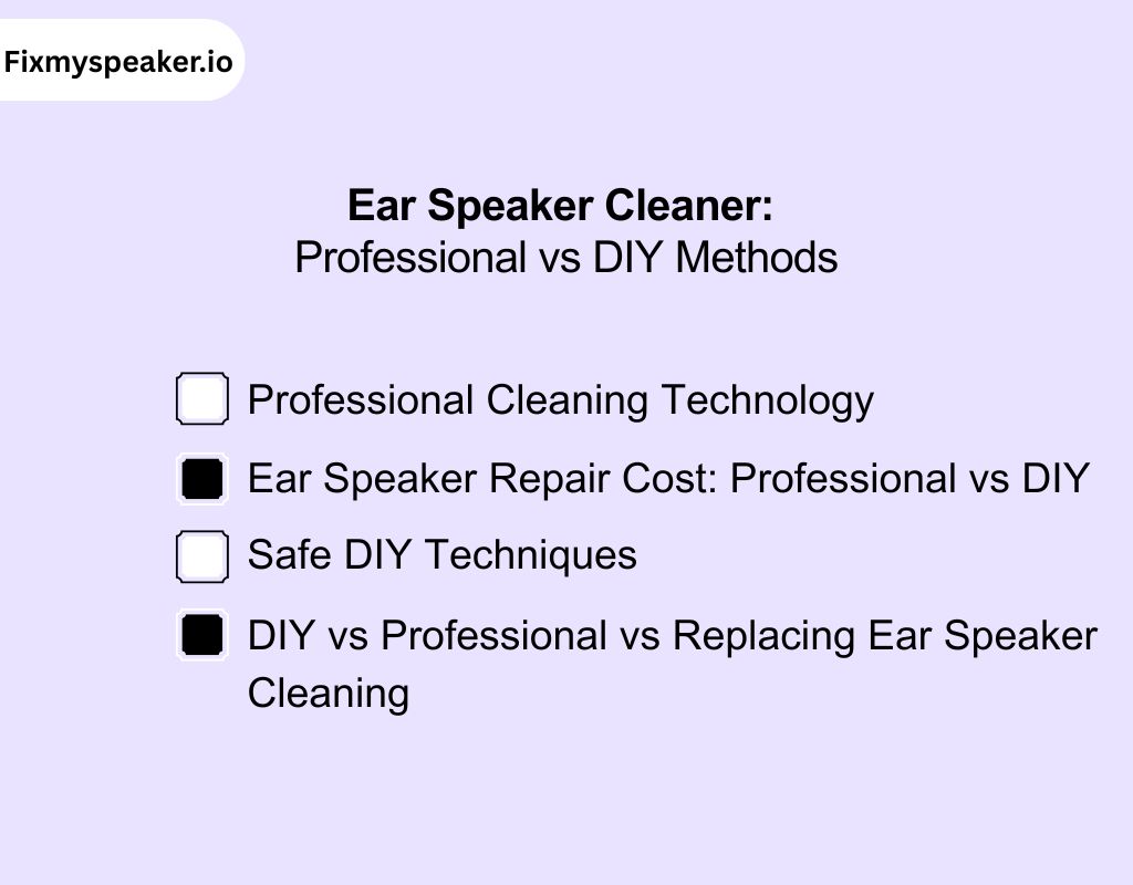 Ear Speaker Cleaner