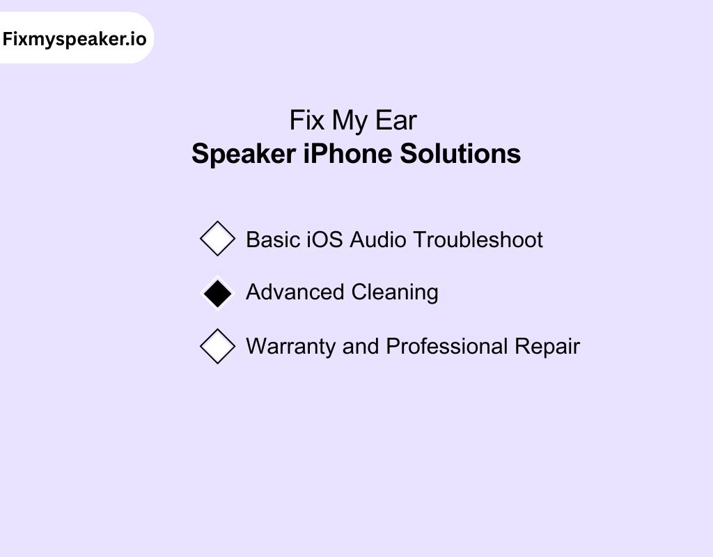Fix My Ear Speaker iPhone Solutions