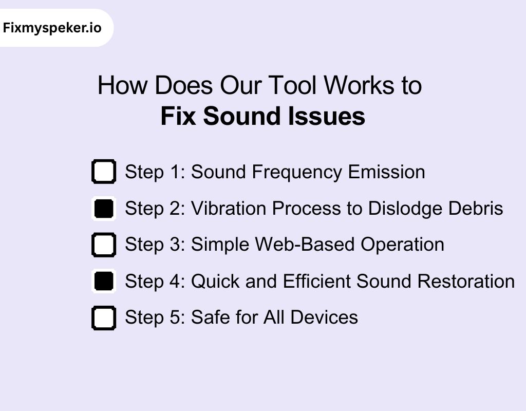 How Does Our Tool Works to Fix Sound Issues