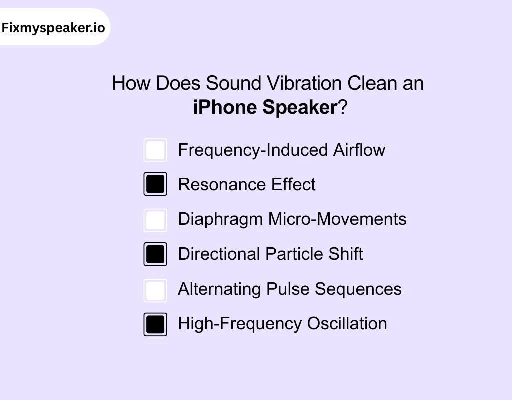 How Does Sound Vibration Clean an iPhone Speaker
