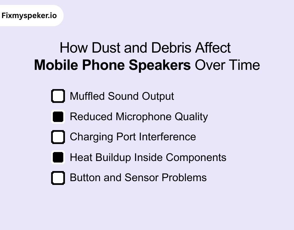 How Dust and Debris Affect Mobile Phone Speakers Over Time