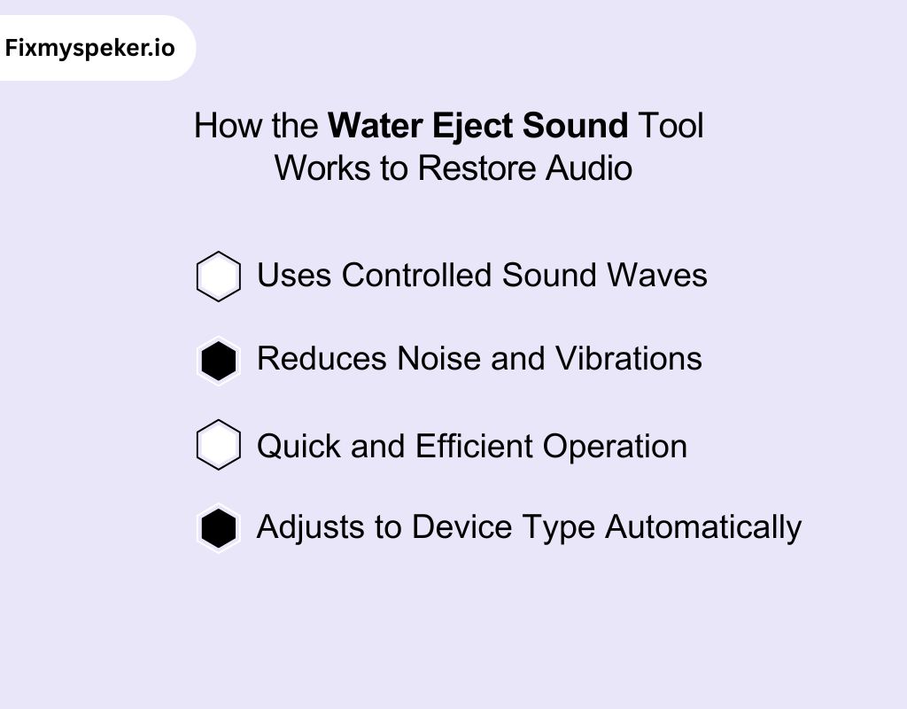 How the Water Eject Sound Tool Works to Restore Audio