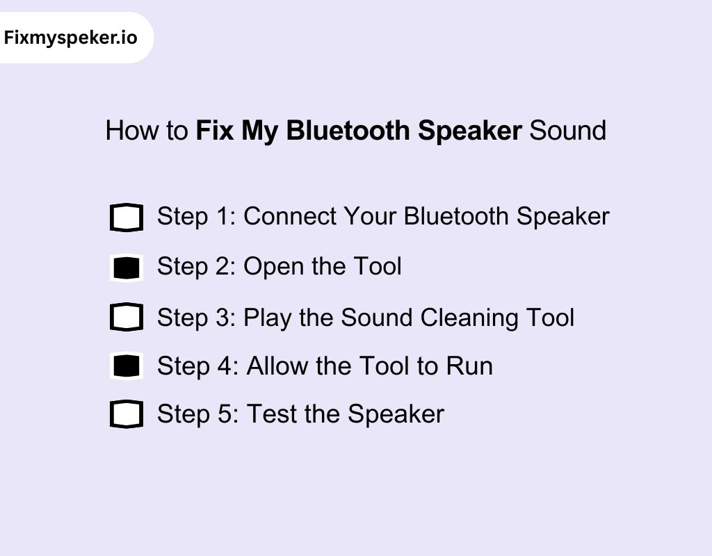 How to Fix My Bluetooth Speaker Sound