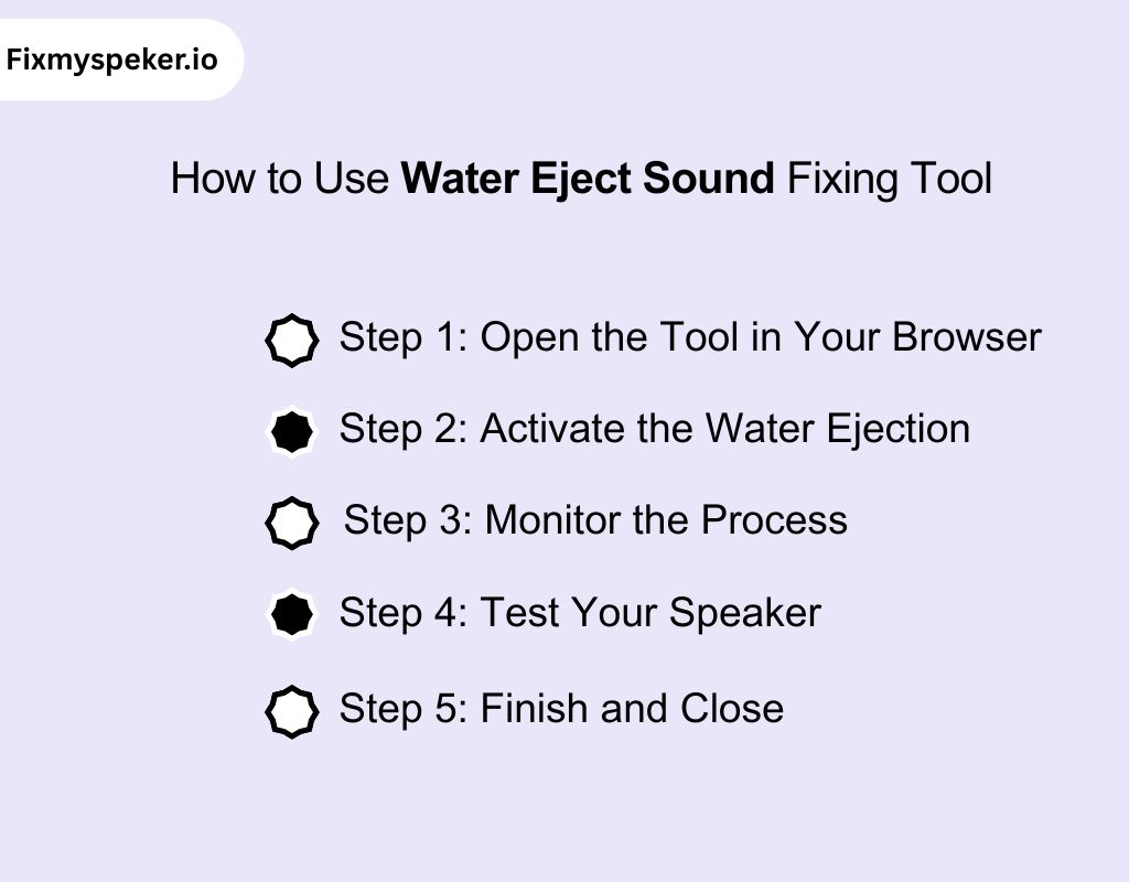 How to Use Water Eject Sound Fixing Tool