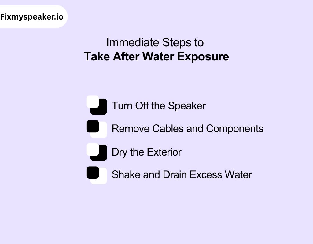 Immediate Steps to Take After Water Exposure