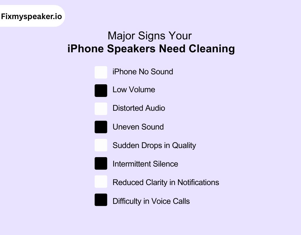 Major Signs Your iPhone Speakers Need Cleaning