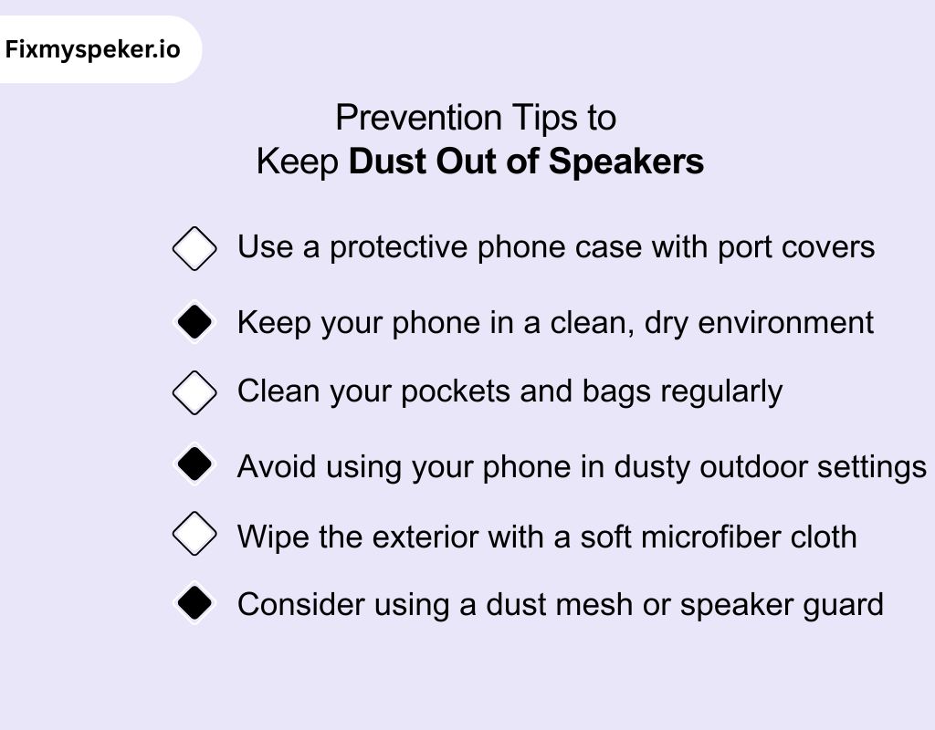 Prevention Tips to Keep Dust Out of Speakers