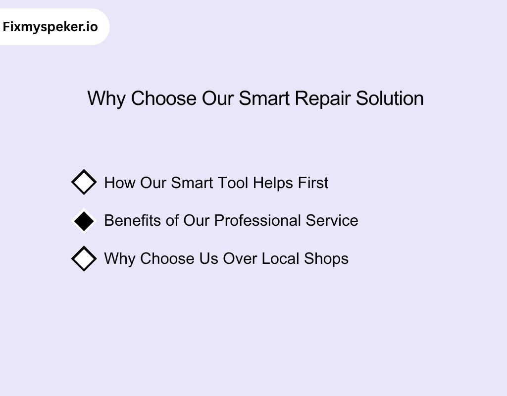 Why Choose Our Smart Repair Solution