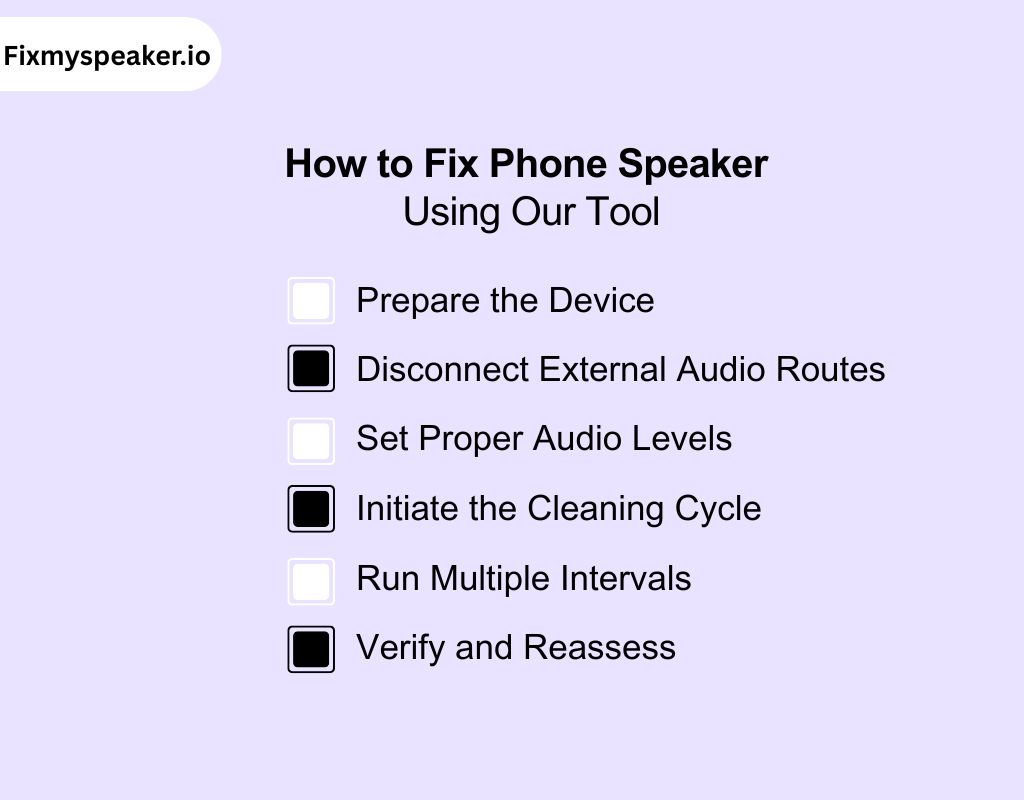 How to Fix Phone Speaker Using Our Tool