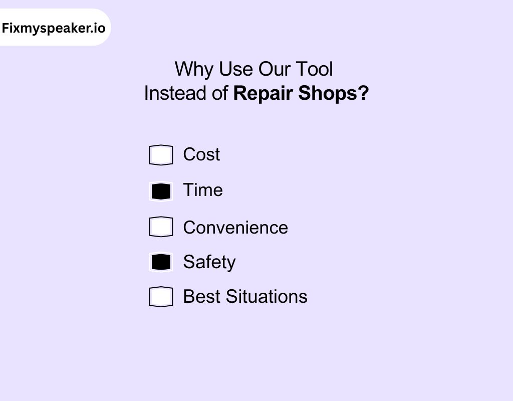 Why Use Our Tool Instead of Repair Shops?
